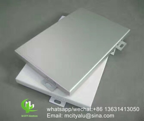 panel de revestimiento de aluminio hecho a medida con revestimiento en polvo para pared cortina de fachada