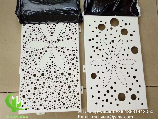 Panel de revestimiento de aluminio hecho a medida con acabado pvdf para pared cortina de fachada