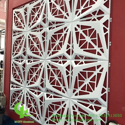 hecha a medida Panel de corte por láser de aluminio para pared cortina de fachada con panel de metal de 2,5 mm de espesor