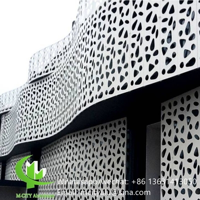 3003 Panel de revestimiento de aluminio metálico para paredes cortinas de fachada con panel de aluminio de 3 mm de espesor