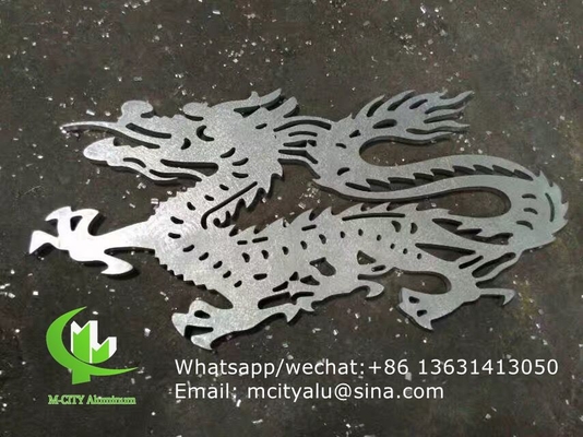Capa de revestimiento de fachada de revestimiento de aluminio de chapa de revestimiento de fachada de metal de 2,5 mm de espesor para la decoración de fachadas de paredes cortinas