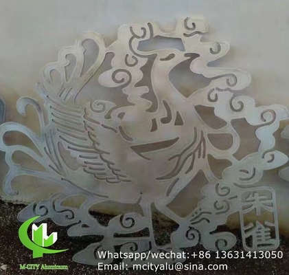 Panel de pantalla perforada de aluminio sólido para revestimiento de fachada de paredes de paredes de cortinas con un espesor de 2 mm