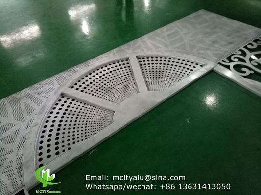 cubierta de fachada de paneles sólidos de aluminio metálico de 2,5 mm de espesor para la decoración de fachadas de paredes cortinas