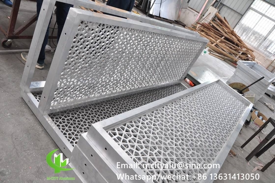 Panel de aluminio de tallado panel de revestimiento de 2,5 mm de espesor para decoración de ventanas