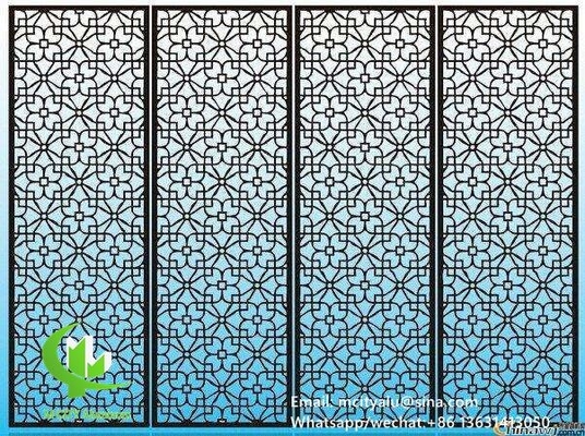 Panel de pared decorativo de aluminio sólido para pantalla con láminas metálicas de 2 mm 1m x 1m