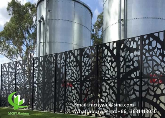 Panel de pared decorativo de aluminio sólido para pantalla con láminas metálicas de 2 mm 1m x 1m