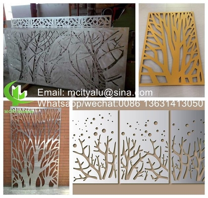 Panel de pared decorativo de aluminio de China para revestimiento de fachada con acabado revestido con pvdf en polvo
