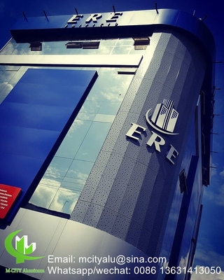 Panel de revestimiento de paneles sólidos de aluminio metálico para paredes cortinas de fachada con panel de aluminio de 3 mm de espesor