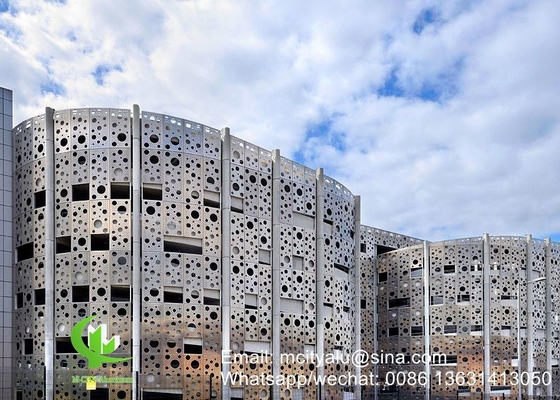 Panel de revestimiento de paneles sólidos de aluminio metálico para paredes cortinas de fachada con panel de aluminio de 3 mm de espesor