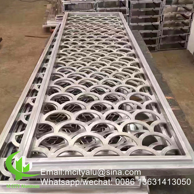 paneles de privacidad Panel de aluminio decorativo panel de pared para pared con hoja de metal de 2 mm 1m x 1m en China