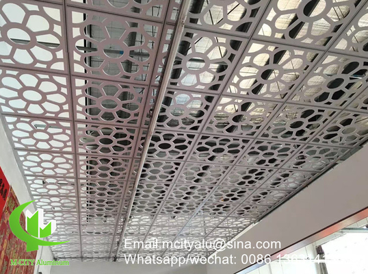 metal Panel decorativo perforado de aluminio para pared de cortina fachada revestimiento panel de pared de 3 mm de espesor perforado