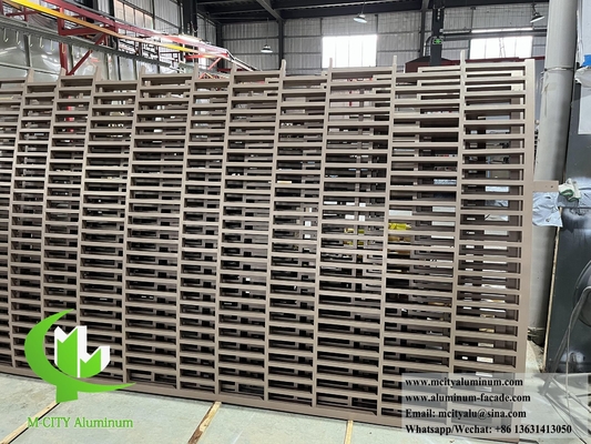 PVDF revestimiento metálico paneles de aluminio de chapa perforada para la decoración de edificios