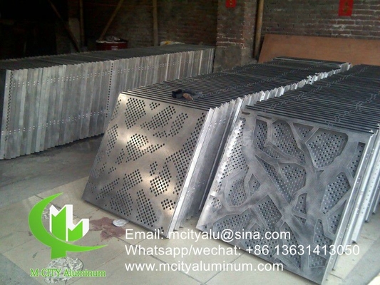 Panel de pared decorativo de aluminio de China para revestimiento de fachada con acabado revestido con pvdf en polvo