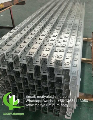 Panel de revestimiento de chapa de aluminio perforada