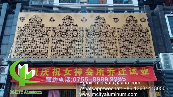 3d China Aluminio revestimiento de pared fachada panel de pared panel de revestimiento para el proyecto de China