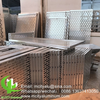Accesorios para el revestimiento de fachadas de aluminio y metal de estilo austriaco, láminas de flexión de 2,5 mm de espesor para decoración de fachadas de paredes cortinas