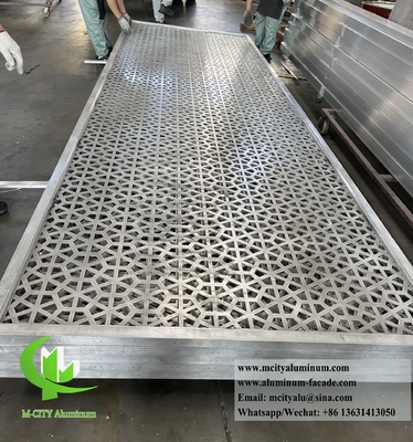 Pantalla de corte por láser de metal de aluminio paneles de corte por láser de pantalla decorativa