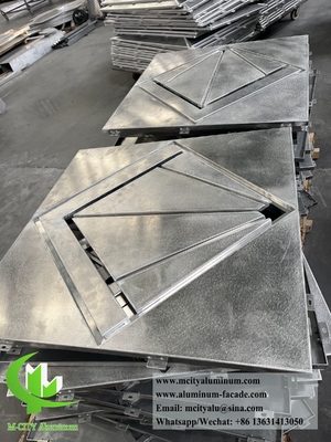 Panel de revestimiento metálico impermeable fachadas de aluminio aluminio sólido
