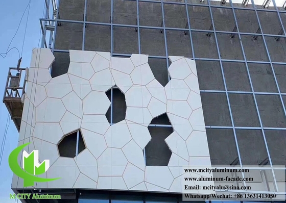 Panel de revestimiento metálico impermeable fachadas de aluminio aluminio sólido