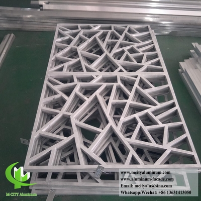 Panel grabado de aluminio tallado por CNC para decoración de revestimientos de paredes de fachada