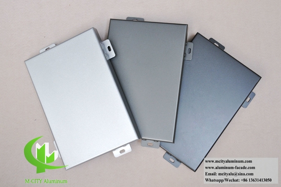 Panel de revestimiento metálico impermeable fachadas de aluminio aluminio sólido
