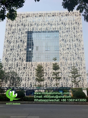 Panel de revestimiento de pared de fachada de aluminio 3d cubierta exterior de edificio para la fachada exterior del edificio