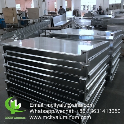 Panel de aluminio sólido Panel de aluminio de fachada de pared panel de revestimiento con soporte para edificios al aire libre