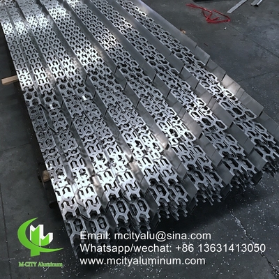 Hoja perforada de aluminio para ventanas de protección de la privacidad