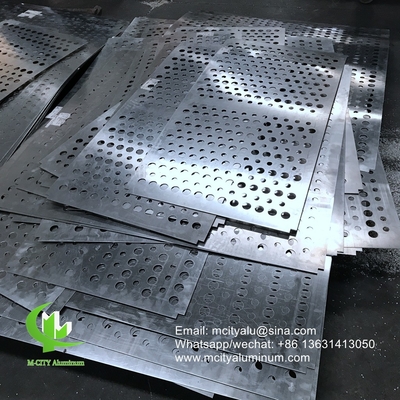 Hoja perforada de aluminio para ventanas de protección de la privacidad