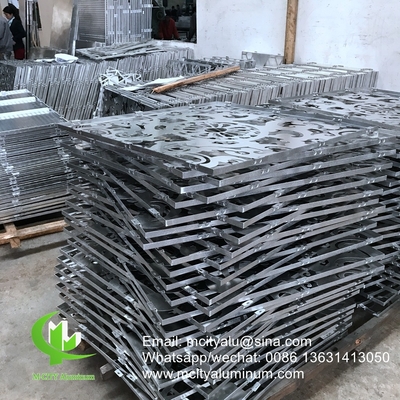 metal Panel perforado de aluminio para fachada cerca de pantalla de privacidad con pantalla de perforación de metal de 2 mm de espesor