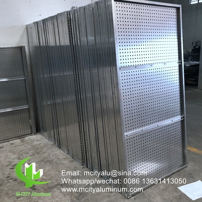 Hoja perforada de aluminio para ventanas de protección de la privacidad