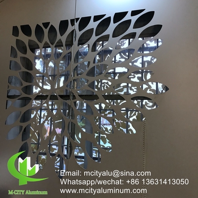 estilo de moda aluminio pantalla de privacidad de fachada de revestimiento de metal de 2,5 mm de espesor para la decoración de la fachada de la pared cortina