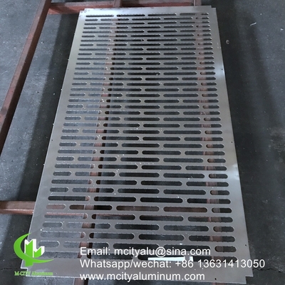 paneles perforados de aluminio para fachada, revestimiento de paredes, paneles exteriores de cubierta para edificios o techos