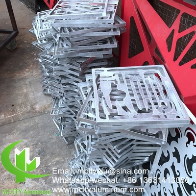 panel sólido de aluminio para el techo interior decorativo de la sala de reuniones del vestíbulo del hotel