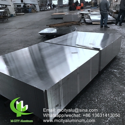 revestimiento de columnas de aluminio revestimiento de fachada de metal hoja de flexión de 2,5 mm de espesor para la decoración de la fachada posterior