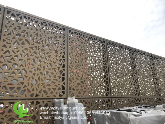 Hoja perforada de aluminio para ventanas de protección de la privacidad