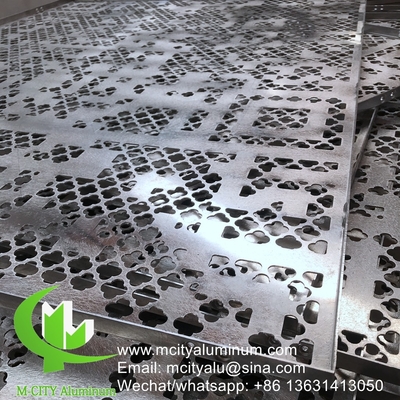 Capa de revestimiento de aluminio metálico para fachada revestimiento de fachada de metal para fachada de cortina de pared de pantalla de decoración de privacidad