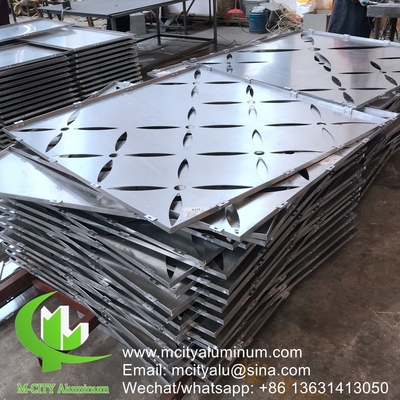Hoja perforada de aluminio para ventanas de protección de la privacidad