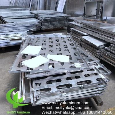 panel de revestimiento de fachada con patrón de aluminio cubierta de edificio exterior para la decoración exterior de edificios