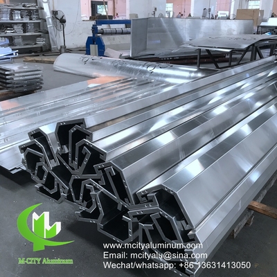 Panel de aluminio sólido de panel único Panel de revestimiento para paredes de fachada de aluminio con soporte
