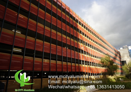 hojas perforadas de aluminio para revestimiento de paredes de fachada, paneles de revestimiento de edificios exteriores para edificios o techos