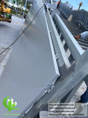 Pantallas de aluminio para la decoración exterior del tren PVDF