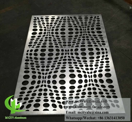 Revestimiento de columnas metálicas con diseño de corte por láser de chapa de metal CNC