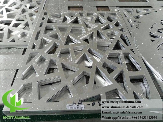 Cortado por láser de la lámina de aluminio de la pantalla para la separación de espacios de decoración