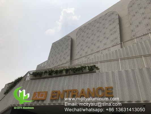 China panel de revestimiento de pared de fachada de aluminio cubierta de edificio exterior para el edificio exterior cubierta frontal