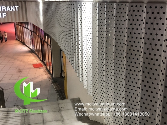 Panel de aluminio 3d fachada revestimiento de pared panel exterior de la cubierta del edificio para la fachada exterior del edificio