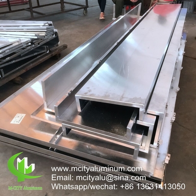 fachada de revestimiento de paneles sólidos de aluminio para fachadas de edificios con PVDF recubierto en polvo de 3 mm