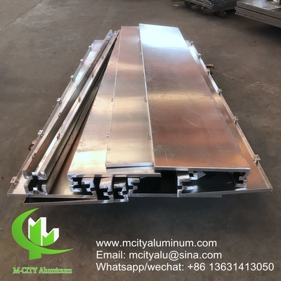 Revestimiento de fachada de aluminio CNC revestimiento de pared exterior del edificio cortina de pared con patrón de fachada de techo