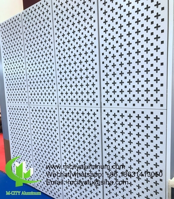 Panel de aluminio perforado para fachada, revestimiento de paredes, panel exterior de cubierta para paredes cortinas de edificios