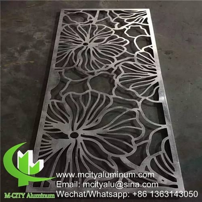 Arquitectónico panel de revestimiento de aluminio perforado fachada de la lámina de pared exterior fachada del edificio para fachada exterior